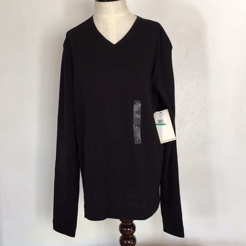 Calvin Klein jeans V-neck longsleeve set of two